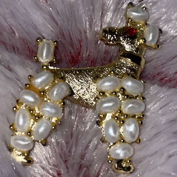 Poodle brooch - Picture 1 of 2